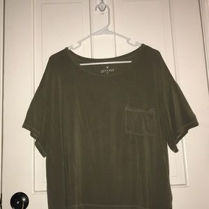 Green soft and sexy tee